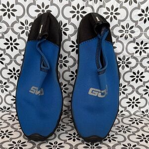 sVA Go! Unisex men’s Blue and Black Water Shoes mex sz 25 Us men 7 women 8
